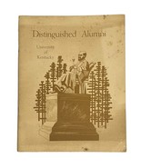 Vtg 1960&#39;s University of Kentucky Distinguished Alumni Histories  Biogra... - £13.52 GBP