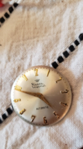 VTG 1950&#39;s 60&#39;s Men&#39;s Rivera Imperial Automatic Watch Dial Movement Gold Silver - £22.40 GBP