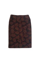 Lularoe Cassie Skirt Small Rust and Yellow Print Pencil Skirt  - £19.09 GBP