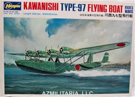 Hasegawa Minicraft Kawanishi Type-97 Flying Boat HGK5 MAVIS 1/72 Scale N... - $27.75