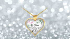 To My Wife Necklace Love Gift for Wife Be Strong It&#39;s Can&#39;t Rain Forever - N470 - £28.01 GBP+