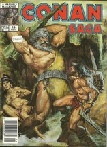 Conan Saga 19 Marvel Comic Book Magazine Nov 1988 - £1.55 GBP