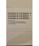 HP 414A 414X Color Laserjet Pro Black Cyan Magenta Yellow 4-Pack M454 47... - $136.75 CAD