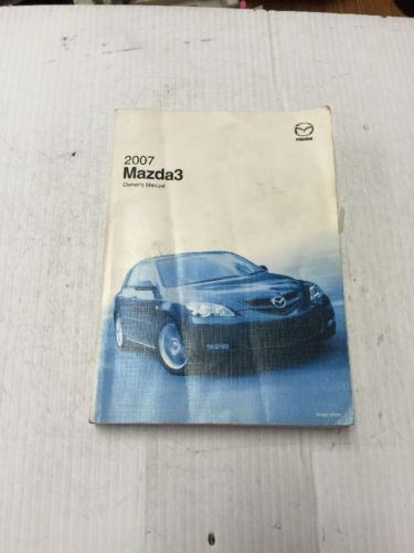 Primary image for 2007 Mazda 3 Owners Manual Without Case