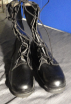 1976 VIETNAM WAR ISSUE RO-SEARCH BLACK LEATHER  COMBAT BOOTS SIZE 6.5R - €92,12 EUR
