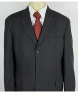 Brooks Brothers Stretch Wool Suit 3 button Israel Charcoal Mens 41 L Pan... - €61,85 EUR
