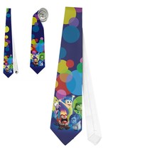 Necktie Inside Out Disgust Fear Sadness Anger Joy Halloween Cosplay - £20.10 GBP