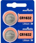 Murata CR1632 Battery 3V Lithium Coin Cell - Replaces Sony CR1632 (2 Bat... - €6,04 EUR