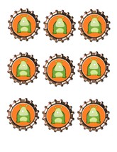 Monster Bottlecap-Download-ClipArt-ArtClip-Bottle Cap-Digital - £0.98 GBP