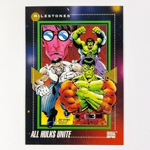 Marvel Impel 1992 All Hulks Unite Milestones Trading Card 194 Series 3 MCU - £1.57 GBP