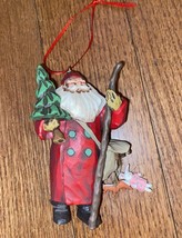 VTG Hallmark &quot;Making His Way&quot; 1998 Folk Art American Christmas Ornament w Box - £6.34 GBP