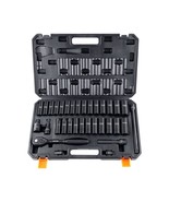 VEVOR 1/2&quot; Drive Impact Socket Set, 33 Piece Socket Set SAE 3/8&quot;-1&quot; and ... - $80.74