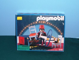 RARE Vintage Playmobil #3725 Marvelous Mystery Magician NISB (ret.)! (A) - £51.11 GBP