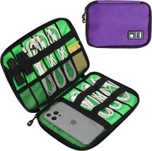 The Fyy Electronics Travel Organizer, Travel Cord Organizer Case,, Purple. - £35.32 GBP
