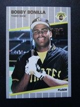 1989 Fleer #203 Bobby Bonilla Pittsburgh Pirates Baseball Card - £0.77 GBP