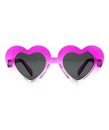 Toddlers &amp; Little Girls Sunglasses Oversized Heart Shape Ombré Colors Ki... - £15.64 GBP