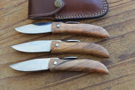 3 Real custom made Stainless Steel folding knife  From the Eagle CollectionZ4110 - £78.84 GBP