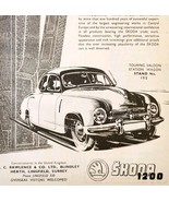 1954 Skoda Saloon Station Wagon Import Advertisement Autocar Automobilia... - $42.12 CAD