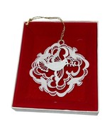 Christmas Ornament Dove Bird Winterlace By Tamerlane 3D Metal White Cut ... - $13.03 CAD