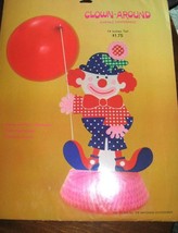 Centerpiece &quot;Clown Around&quot; Paper Honeycomb - American Greetings- New- 1975 - $10.00