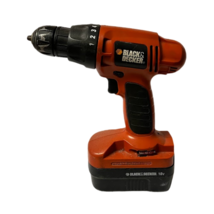 Black &amp; Decker 12V Drill CD120S Red No Battery Drill Tested - $9.99