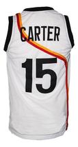 Vince Carter #15 Roswell Rayguns Basketball Jersey New Sewn White Any Size image 5