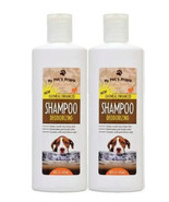 2x PET&#39;sDOG SHAMPOO Deodorizing OATMEAL Grooming Product Shiny Puppy 16 ... - £19.73 GBP