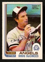 California Angels Doug DeCinces 1982 O-Pee-Chee OPC Baseball Card #174 nr mt - £0.39 GBP
