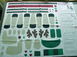 1997 Daisy Kingdom Rikki Reindeer Fabric Panel - Uncut - Vintage - £15.64 GBP