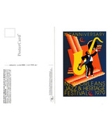 1979 New Orleans Jazz Festival Poster Post Card - £4.27 GBP