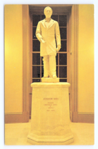 Postcard Old Capitol Museum Jackson Mississippi MS Jefferson Davis Statue - £2.96 GBP