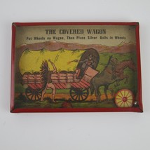 Vintage The Covered Wagon Wild West Dexterity Game Toy Hand Held Cowboys... - $34.99