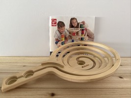 Hape Quadrilla Marble Run Replacement Parts Wooden 14&quot; Spiral Track - $14.00