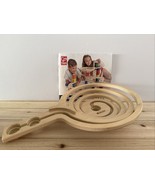 Hape Quadrilla Marble Run Replacement Parts Wooden 14&quot; Spiral Track - $14.00