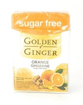 Golden Ginger Herb Drops Orange Gingerine (sugar free), 45 Gram (Pack of 2) - $24.24