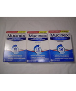 3x 42ct Mucinex Maximum Strength 12hour 1200mg 126 extended release tabl... - $49.99