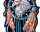 Eagle - DreamCatcher - Feathers Iron On Rmbroidered Back Patch 8 1/2&quot;X 1... - £21.76 GBP