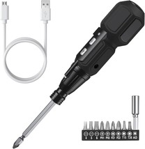 Oria Cordless Electric Screwdriver, 9 In 1 Rechargeable Screwdriver Set With 8 - £28.75 GBP