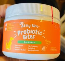 Zesty Paws Probiotic Bites - GUT HEALTH - For Dogs - 50 Chews (7.02oz) -... - $19.31