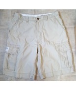 VTG Ralph Lauren Polo Jeans Co Authentic Military Sz 34 Shorts 1967 Khak... - €19,02 EUR