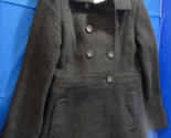 CALVIN KLEIN DARK GRAY WOOL WOMENS COLD WEATHER WINTER PEACOAT JACKET SI... - $71.99