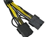 Nvidia Graphics Card Power Cable 030-0571-000 Cpu 8 Pin Male To Dual Pci... - $25.99