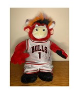 Benny the Bull Chicago Bulls Noah&#39;s Ark 16&quot; Plush Mascot NBA with signat... - £14.94 GBP