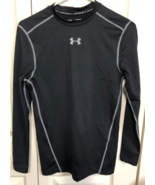 Under Armour Cold Gear Compression Shirt UA Black Long Sleeve Adult  MEDIUM - $47.39 CAD
