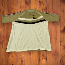 NWT ENYCE Tan Polo Shirt Stripes XL - £9.95 GBP