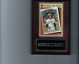 ROBERTO CLEMENTE PLAQUE BASEBALL PITTSBURGH PIRATES MLB   C4 - $0.01