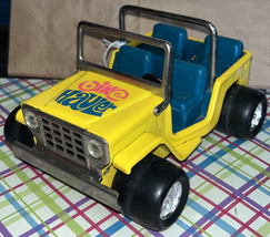 VINTAGE BUDDY L  BIKE HAULER YELLOW &amp; BLUE - Great Condition - £23.50 GBP