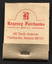 Regency Fairbanks Hotel Fairbanks Alaska AK Matchbook Full 20 Unstruck - £9.42 GBP