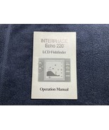 INTERPHASE Echo 220 Fishfinder OPERATION MANUAL - $364.00 MXN