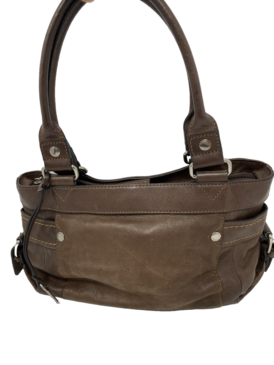 Vintage Fossil Women&#39;s Chocolate Brown Satchel Handbag - $37.99